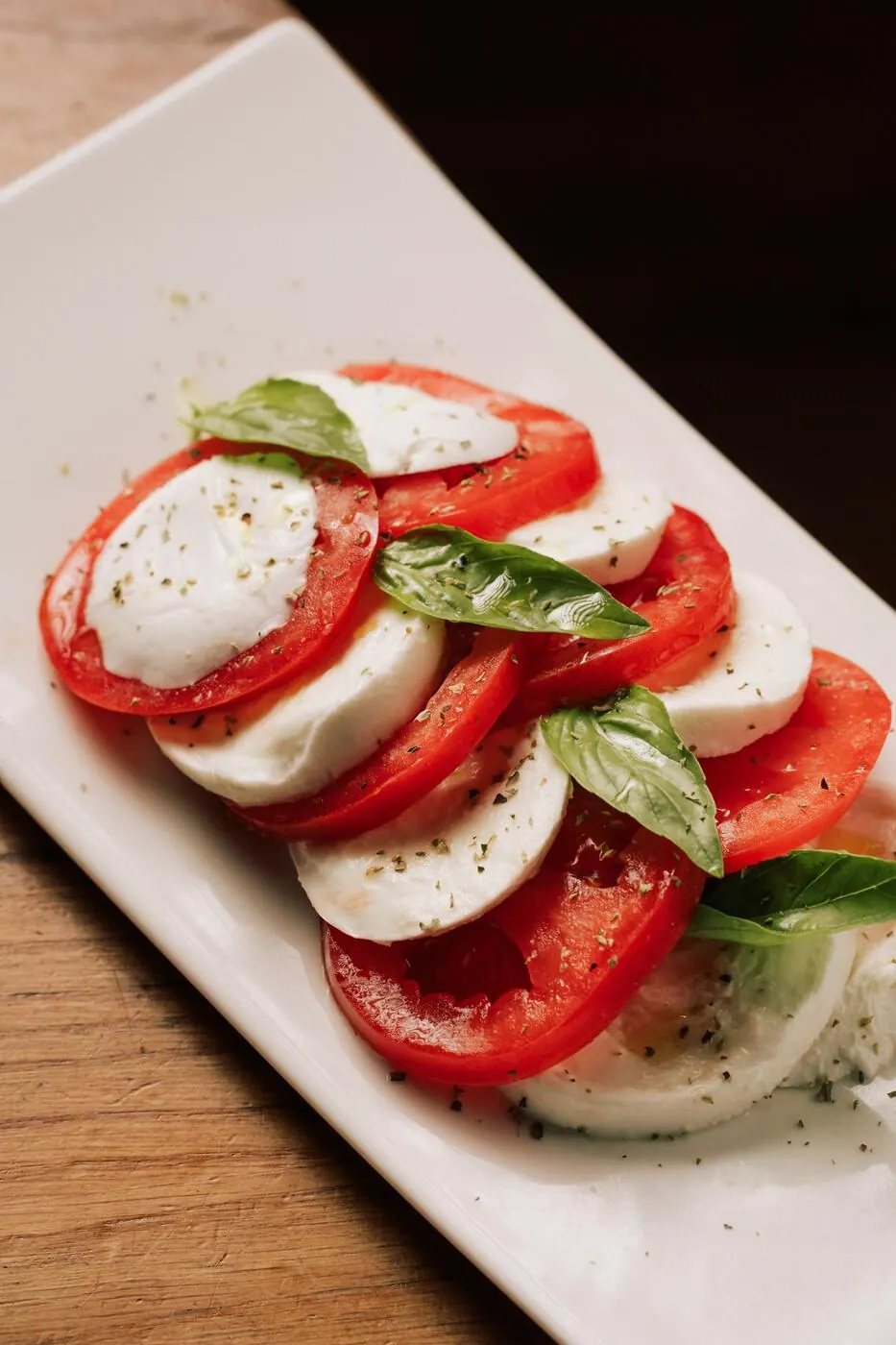 Buffalo mozzarella caprese