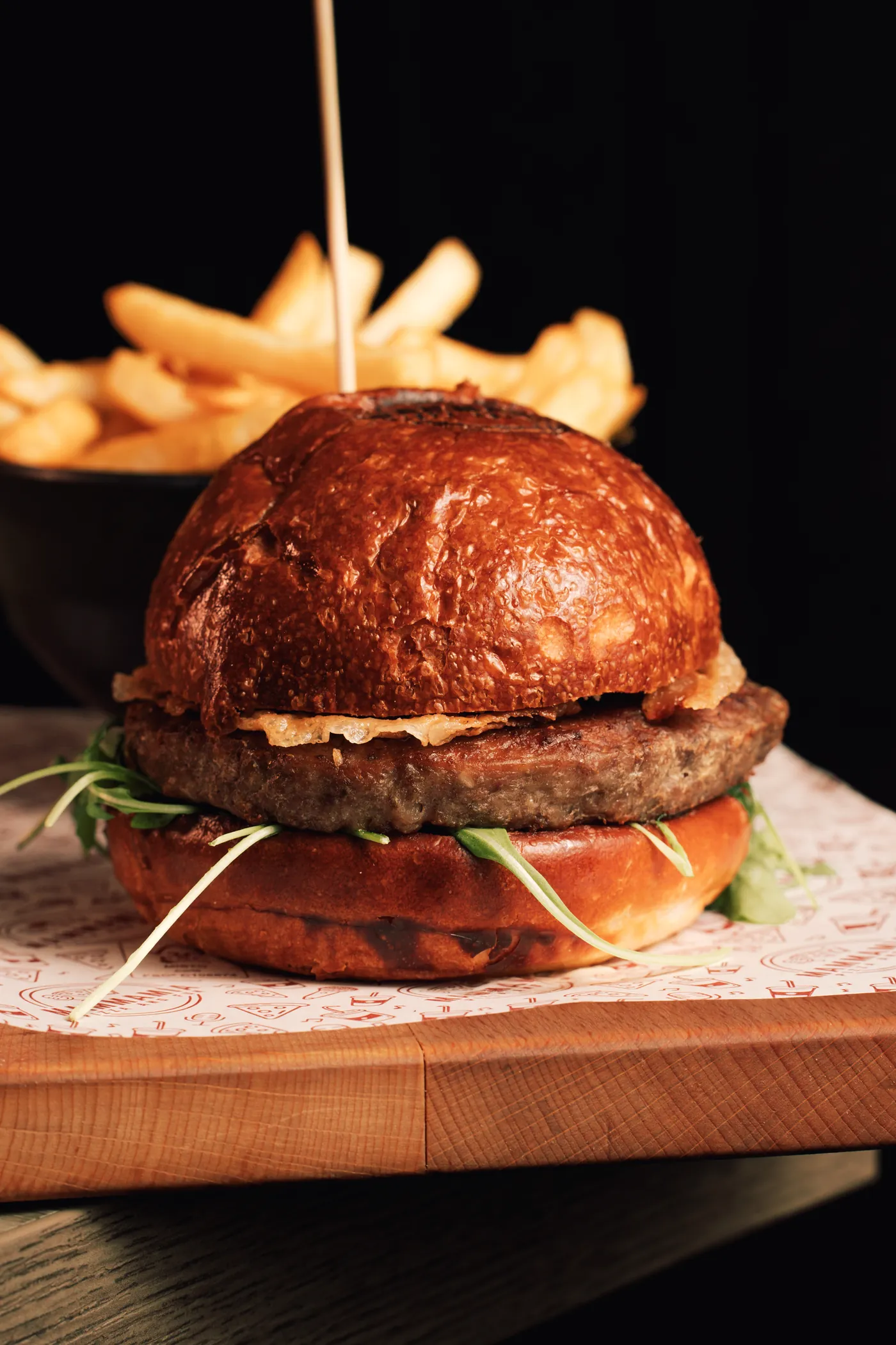 Hamburger Mammamia nel pane brioche