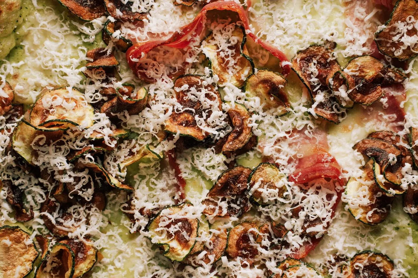 Pizza from above